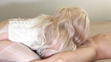 Big Ass Teen Fucked In Stockings And Riding With Feet Up | Creampie Pussy | Penelope Plush