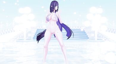 Elf VTuber Outfit Change Until Nude | Minimanimo Hentai MMD