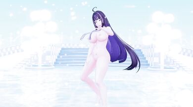 Elf VTuber Outfit Change Until Nude | Minimanimo Hentai MMD