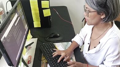 What a day at the office! They gave me a delicious cock to try.