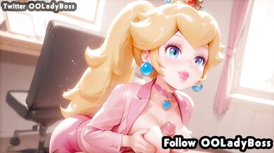 Princess Peach blow job for her boss hentai animation from Mario by ooladyboss