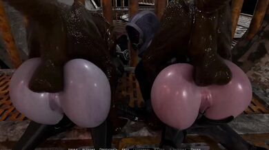 A crowd of hellish monsters fills the asses of girls who love thrills. 3D Hentai Game