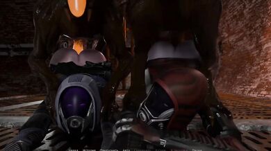 A crowd of hellish monsters fills the asses of girls who love thrills. 3D Hentai Game