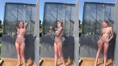 Outside shower