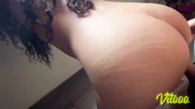 Latina with black hair is submissive when she fucks