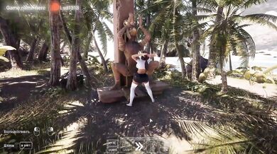 Lara's pussy was fucked by a huge, aroused statue, but now she has to test her anal hole.