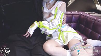 I put on idol-like clothes to my cute girlfriend and had a