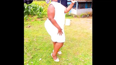 The Big Booty MILF came packaged in a tight white dress