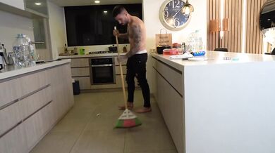 I called a cleaning lady to clean my house, and she ended up giving me a thorough cleaning instead