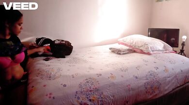 BRAZILIAN COUPLE Do The Bedroom Amateur Sex Scene Sexy Beautiful Ebony Wife