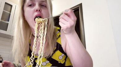 ASMR FOOD STUFFING AGONY