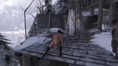 Rise Of The Tomb Raider Naked Game Play Ep 10