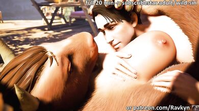 The Gentle Giantess | 3D furry cow girl milf