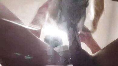 laura on heels unleashes wild creampie session