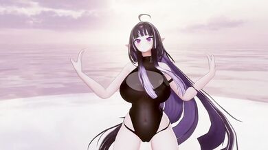 La La La Love Me KPop Dance By Nude Elf VTuber | Hentai MMD