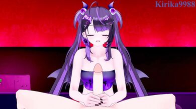 Roca Rourin and I have intense sex at a love hotel. - ChromaSHIFT VTuber Hentai