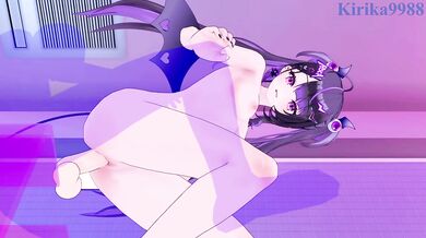 Roca Rourin and I have intense sex at a love hotel. - ChromaSHIFT VTuber Hentai