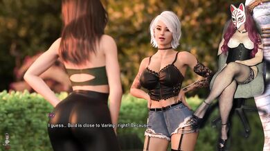 Steps of Debauchery #73 - Playful_Fox in see-through bra