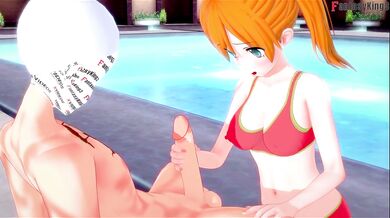 Misty bikini blowjob | Poketmonster | Full & POV on patreon: Fantasyking3