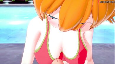 Misty bikini blowjob | Poketmonster | Full & POV on patreon: Fantasyking3