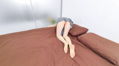 Seduced neighbor's hubby to 'fix' bed. He fucked my ass & creampied.