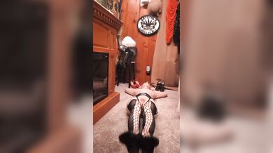 Stretching and Working Out Legs