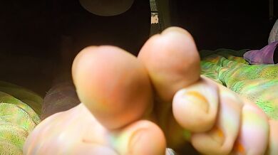 Early Morning Foot Worship with Goth Mommy Spitting On Her Souls For You To Lick