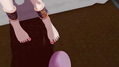 3d Foot Worship Game in Femdom-Verse Isekai #3 [Desktop Playthrough]