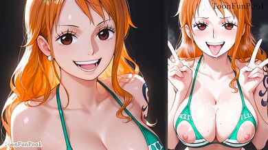 Big Tits Nami hentai from One Piece hentai by ToonFunPool