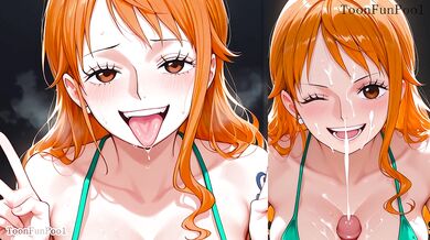 Big Tits Nami hentai from One Piece hentai by ToonFunPool