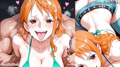 Big Tits Nami hentai from One Piece hentai by ToonFunPool