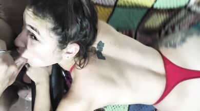 Octvia sky chases cum-filled blowjob rush