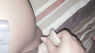 Jugando en la noche.