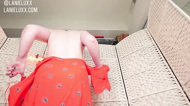 jack off to me while i try on a SLUTTY SUNDRESSES!! try on haul - redhead natural 34DDD tits