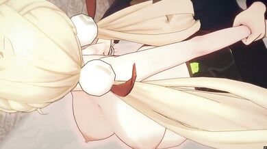 ZZZ　アリス　ボテ腹ガン突きI字開脚セックス