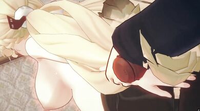 ZZZ　アリス　ボテ腹ガン突きI字開脚セックス