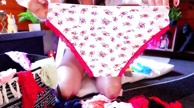 Teasing , orgasm, and wet panties : a really hot and naughty panty try on haul (TRAILER " WET PANTIES " VIDEO )
