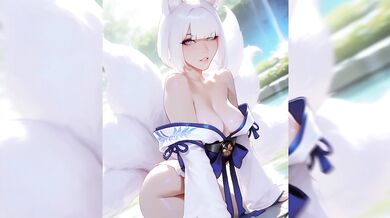 Kaga fucked on every hole!