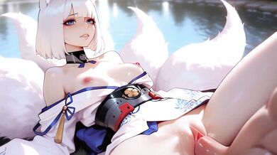 Kaga fucked on every hole!