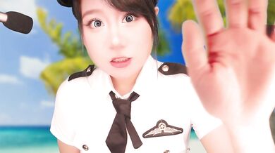 ASMR Stranded on a Deserted Island with Hot Girl Role Play | Ear Massage and Mouth Sound