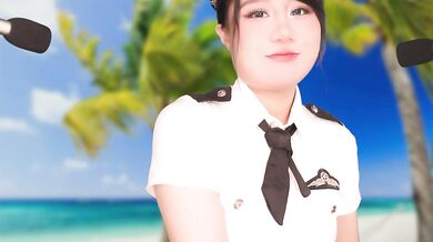 ASMR Stranded on a Deserted Island with Hot Girl Role Play | Ear Massage and Mouth Sound