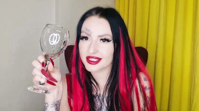 Spit fetish. Mistress sucks lemons, which required more drool to prepare a cocktail for you.