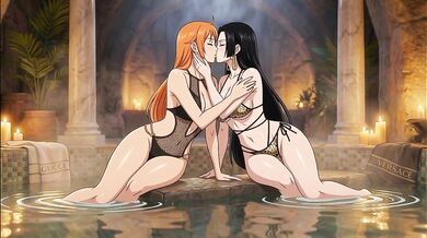 NAMI AND BOA HANCOCK ONE PIECE
