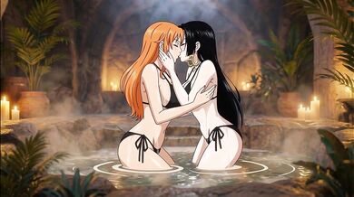 NAMI AND BOA HANCOCK ONE PIECE