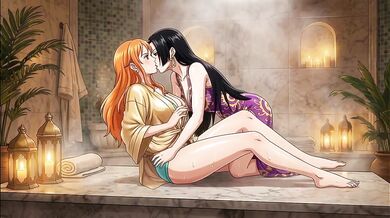 NAMI AND BOA HANCOCK ONE PIECE