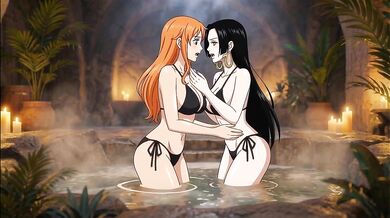 NAMI AND BOA HANCOCK ONE PIECE