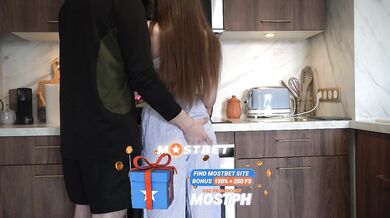 Roommate Fucks Me Hard In The Kitchen And Cums Inside - Via Hub