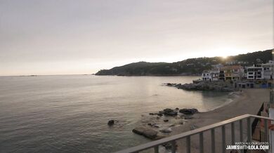 Love making with an ocean view on the Costa Brava