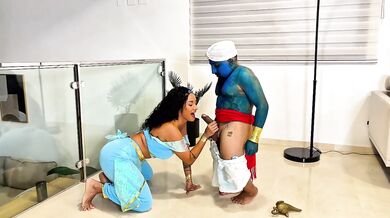 Genie Azul fucked JASMILLA in the ass