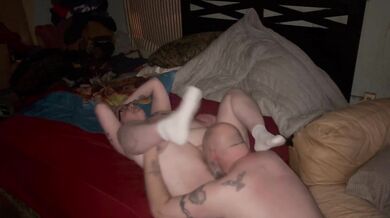 Neighbors wife got her pussy ate and fucked for a creampie